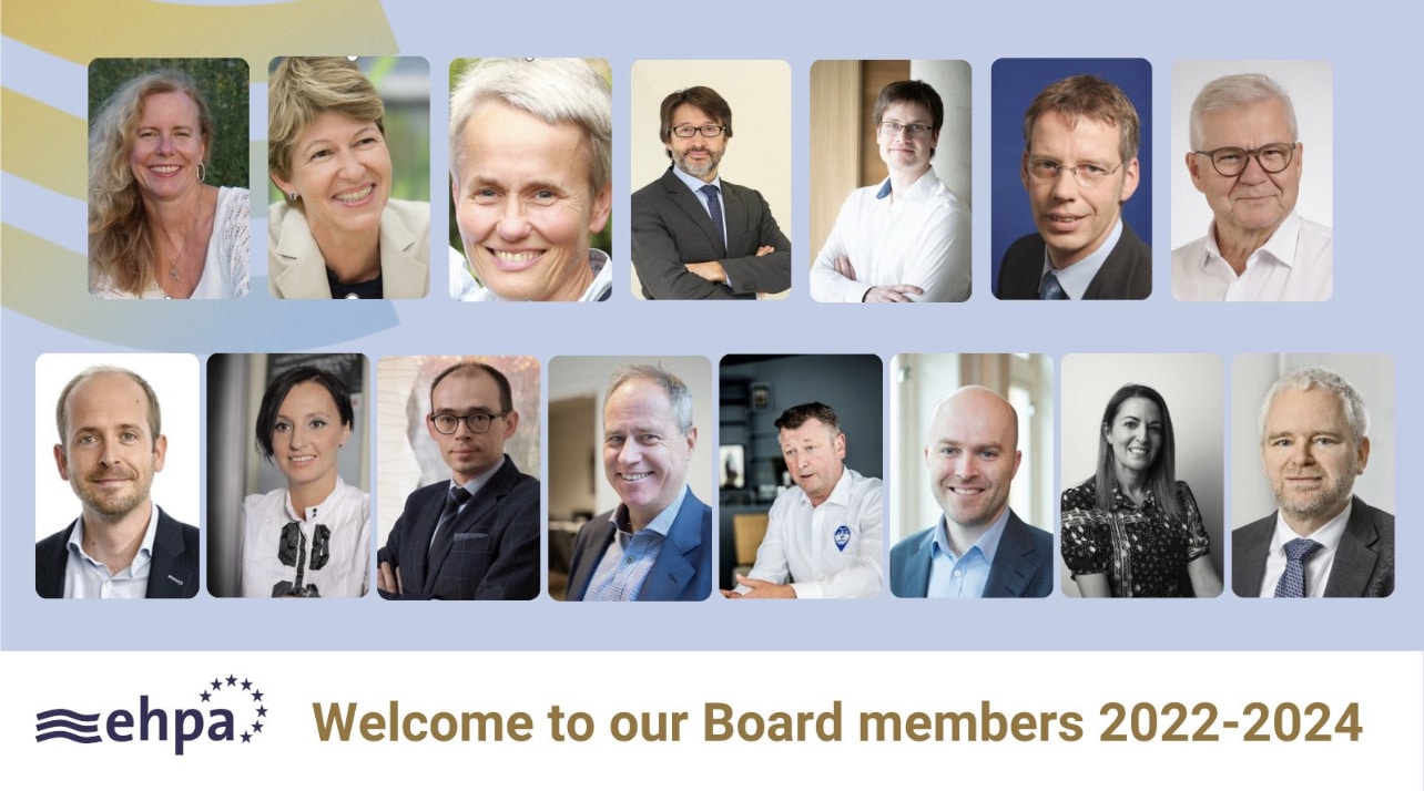 New Board 2022-24 with a Finnish Representation to European Heat Pump Association EHPA